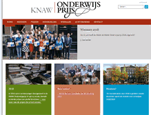 Tablet Screenshot of knawonderwijsprijs.nl